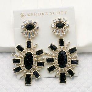 NEW Kendra Scott Glenda Earrings Dark Blue